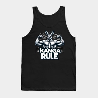 I Kanga Rule Gym Shirt - Jacked Kangaroo Tank Top